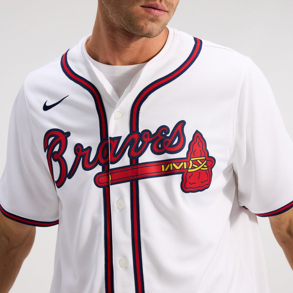 Atlanta Braves Nike Home Limited Baseball Jersey - White