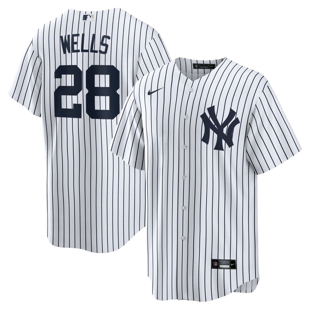 New York Yankees Nike Austin Wells Home Replica Baseball Jersey - White