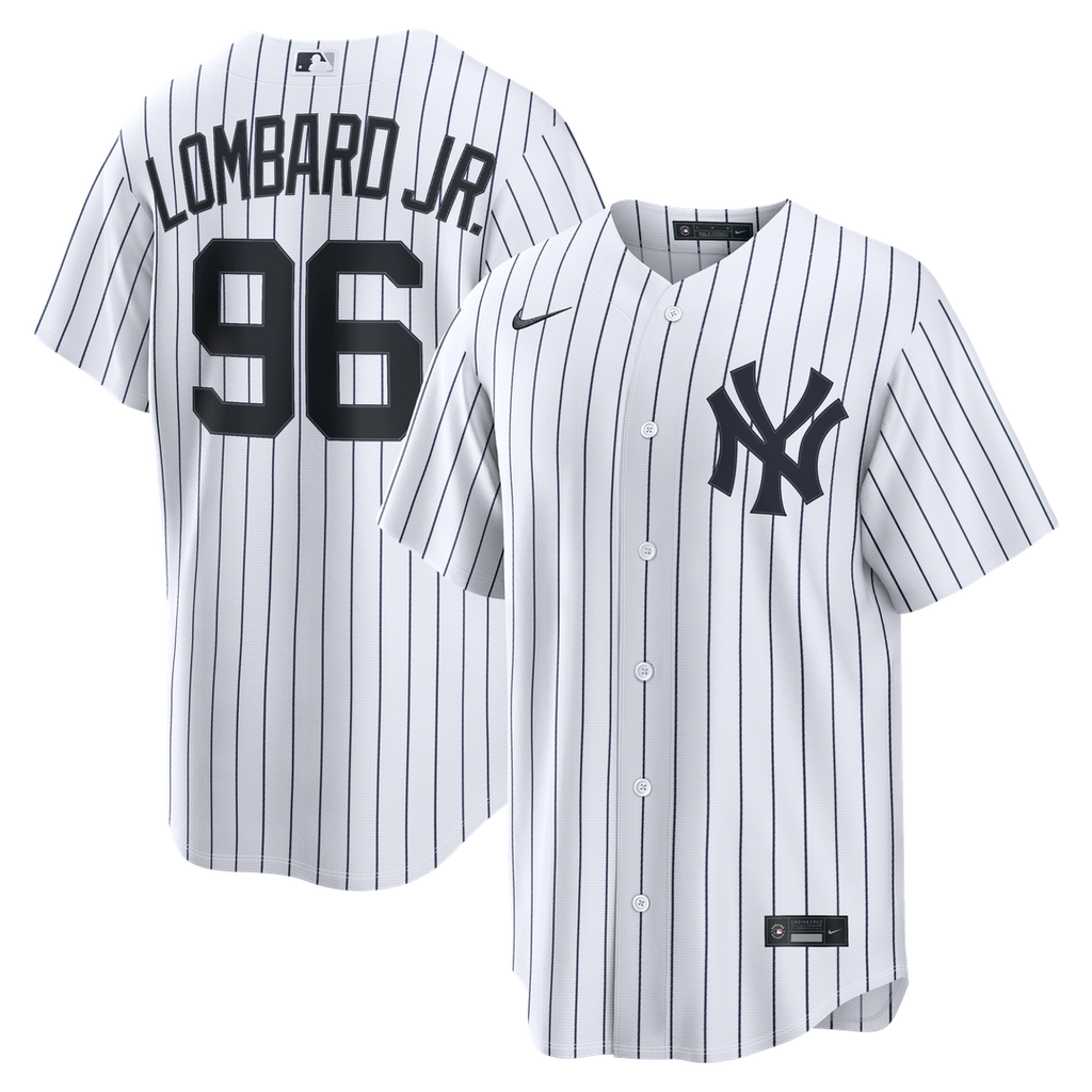 New York Yankees Nike George Lombard Jr. Home Replica Baseball Jersey - White