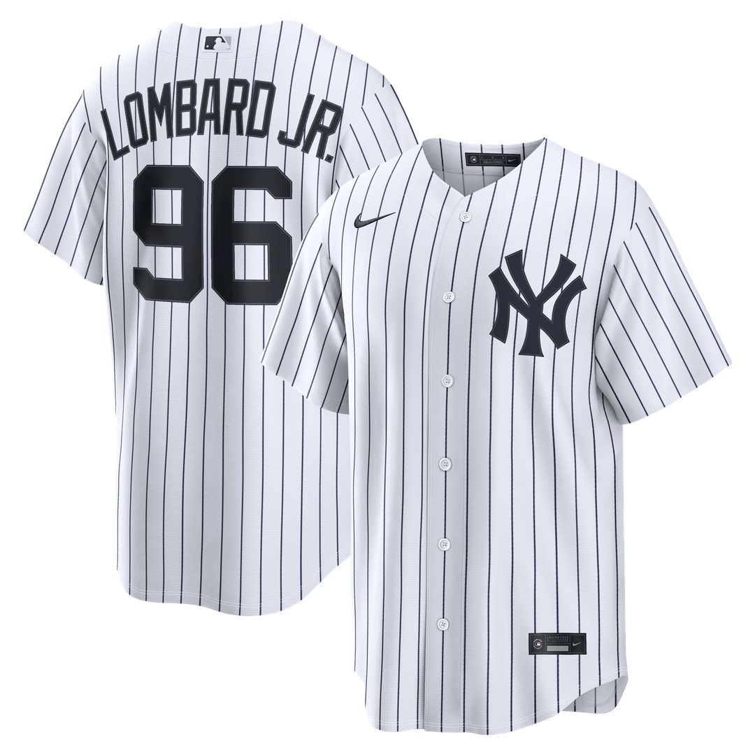 New York Yankees Nike George Lombard Jr. Home Replica Baseball Jersey - White