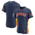 Houston Astros Nike Alternate Sponsor Patch Authentic Baseball Jersey - Navy