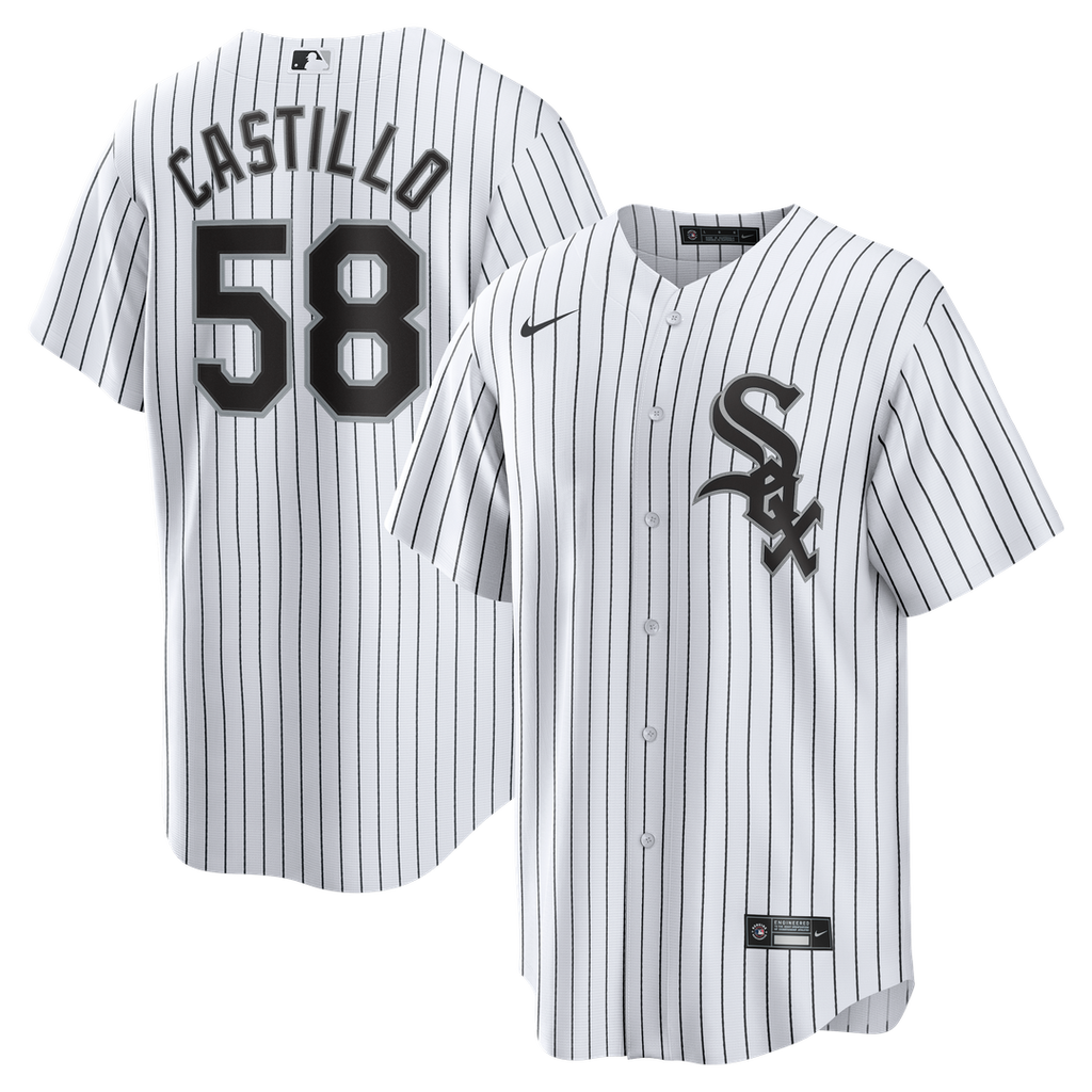 Chicago White Sox Nike Luis Castillo Home Replica Baseball Jersey - White
