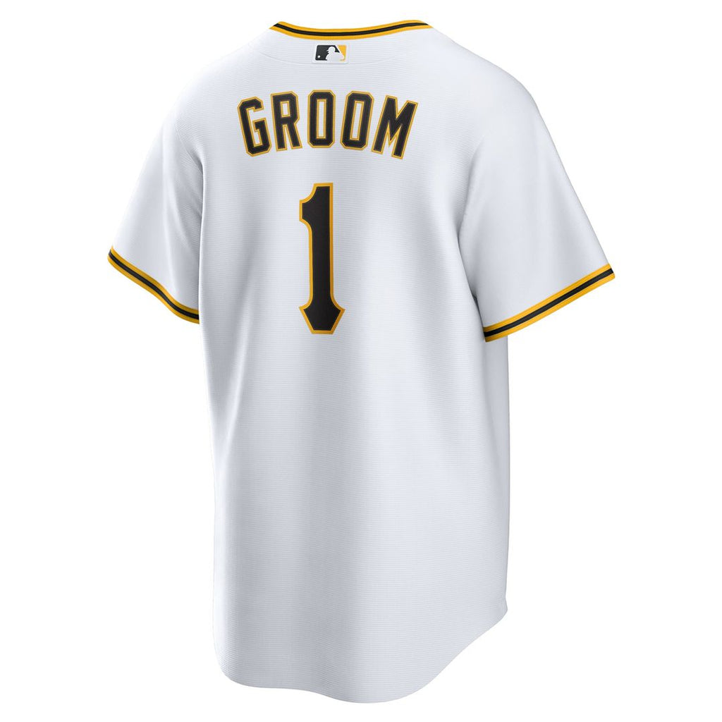Pittsburgh Pirates Nike #1 Groom Home Replica Baseball Jersey - White