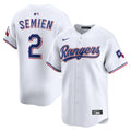 Texas Rangers Nike Marcus Semien Home Limited Baseball Jersey - White