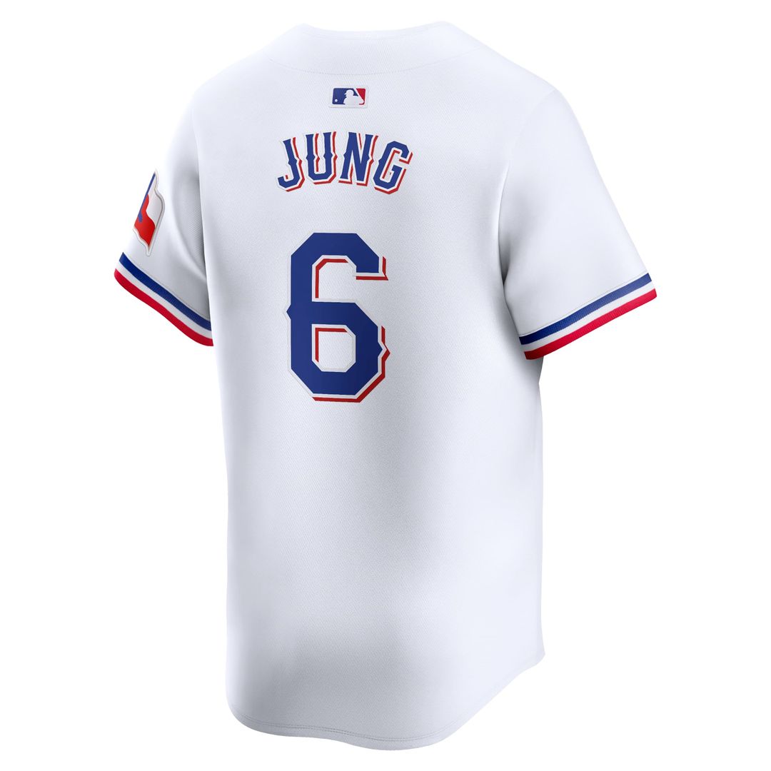 Texas Rangers Nike Josh Jung Home Limited Baseball Jersey - White