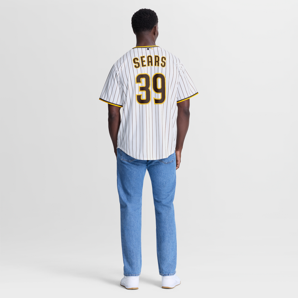 San Diego Padres Nike JP Sears Home Replica Baseball Jersey - White