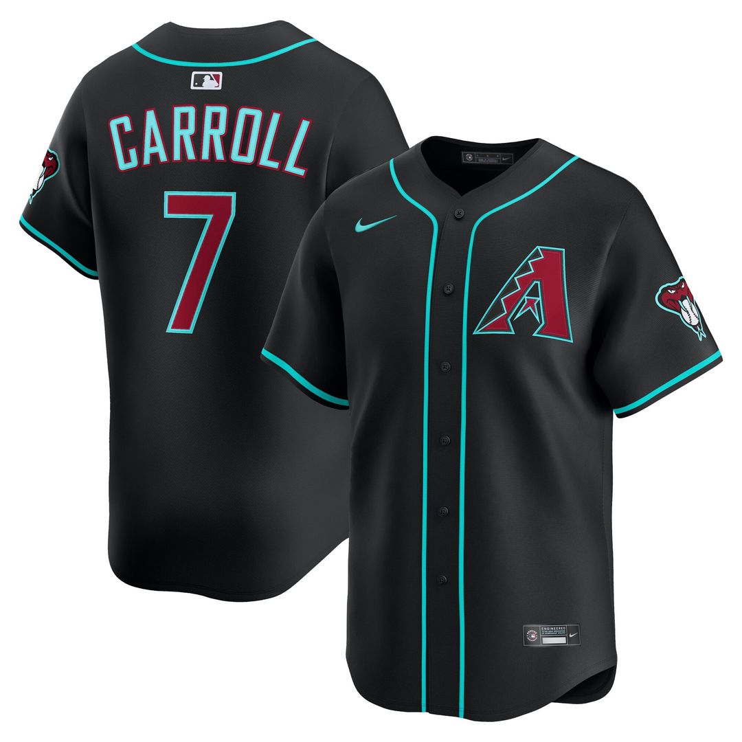 Arizona Diamondbacks Nike Corbin Carroll Alternate Limited Baseball Jersey - Black