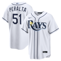Tampa Bay Rays Nike Freddy Peralta Home Replica Baseball Jersey - White