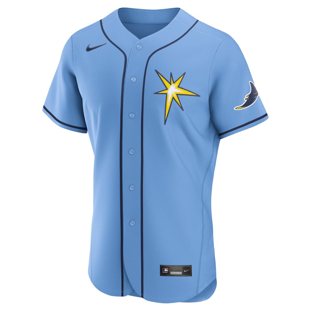 Tampa Bay Rays Nike Alternate Authentic Baseball Jersey - Light Blue