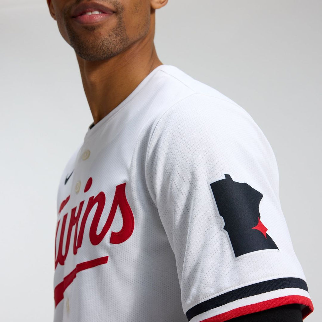 Minnesota Twins Nike Home Limited Baseball Jersey - White