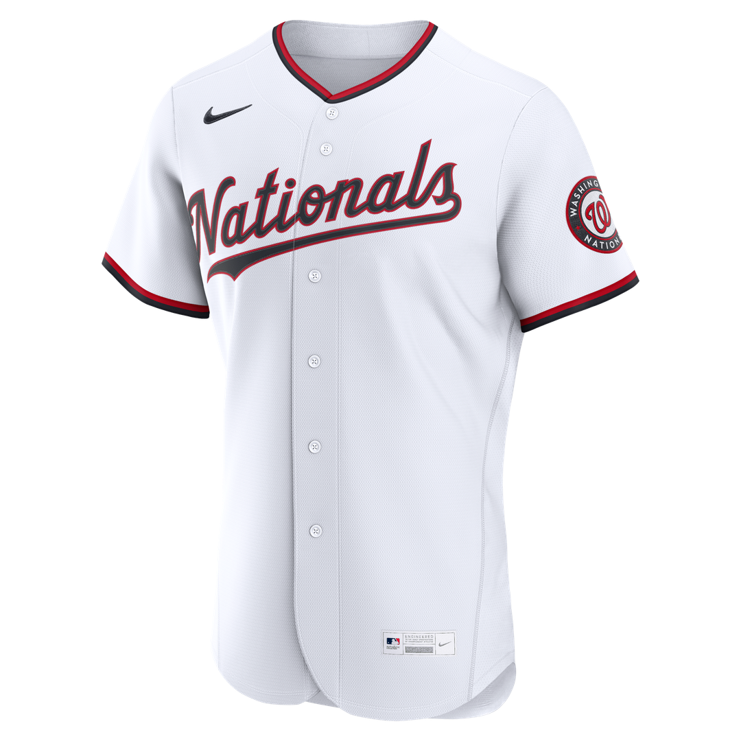 Washington Nationals Nike Home Authentic Baseball Jersey - White