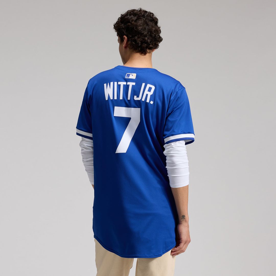 Kansas City Royals Nike Bobby Witt Jr. Home Elite Baseball Jersey - White