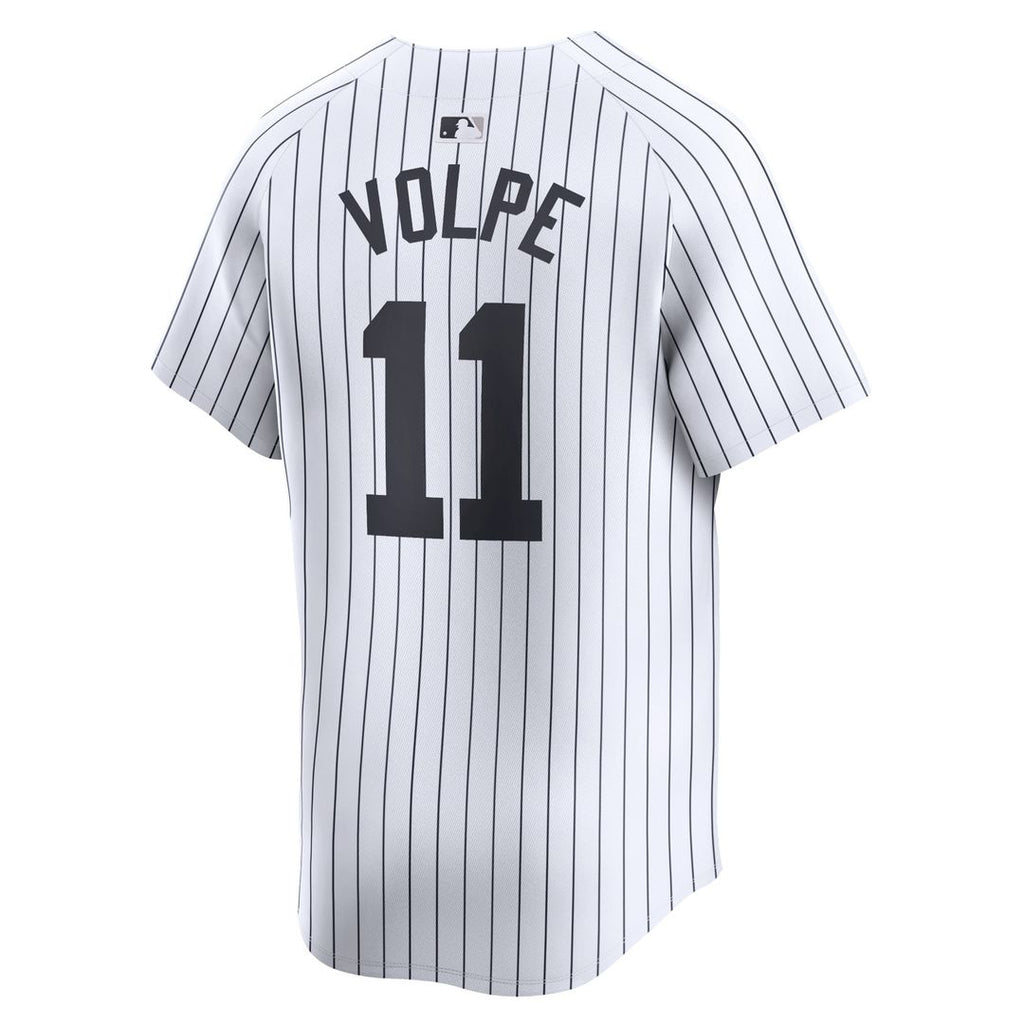 New York Yankees Nike Anthony Volpe Away Limited Baseball Jersey - Gray