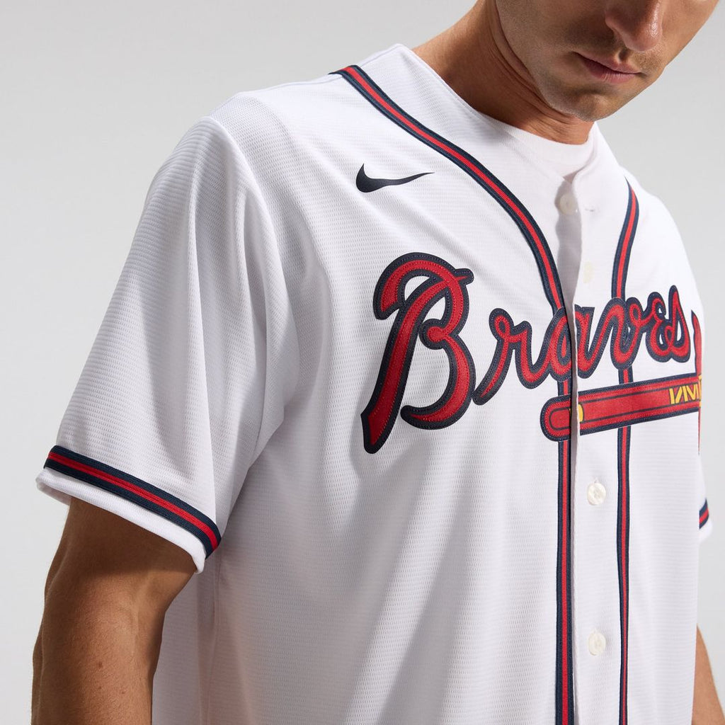 Atlanta Braves Nike Home Replica Team Baseball Jersey - White