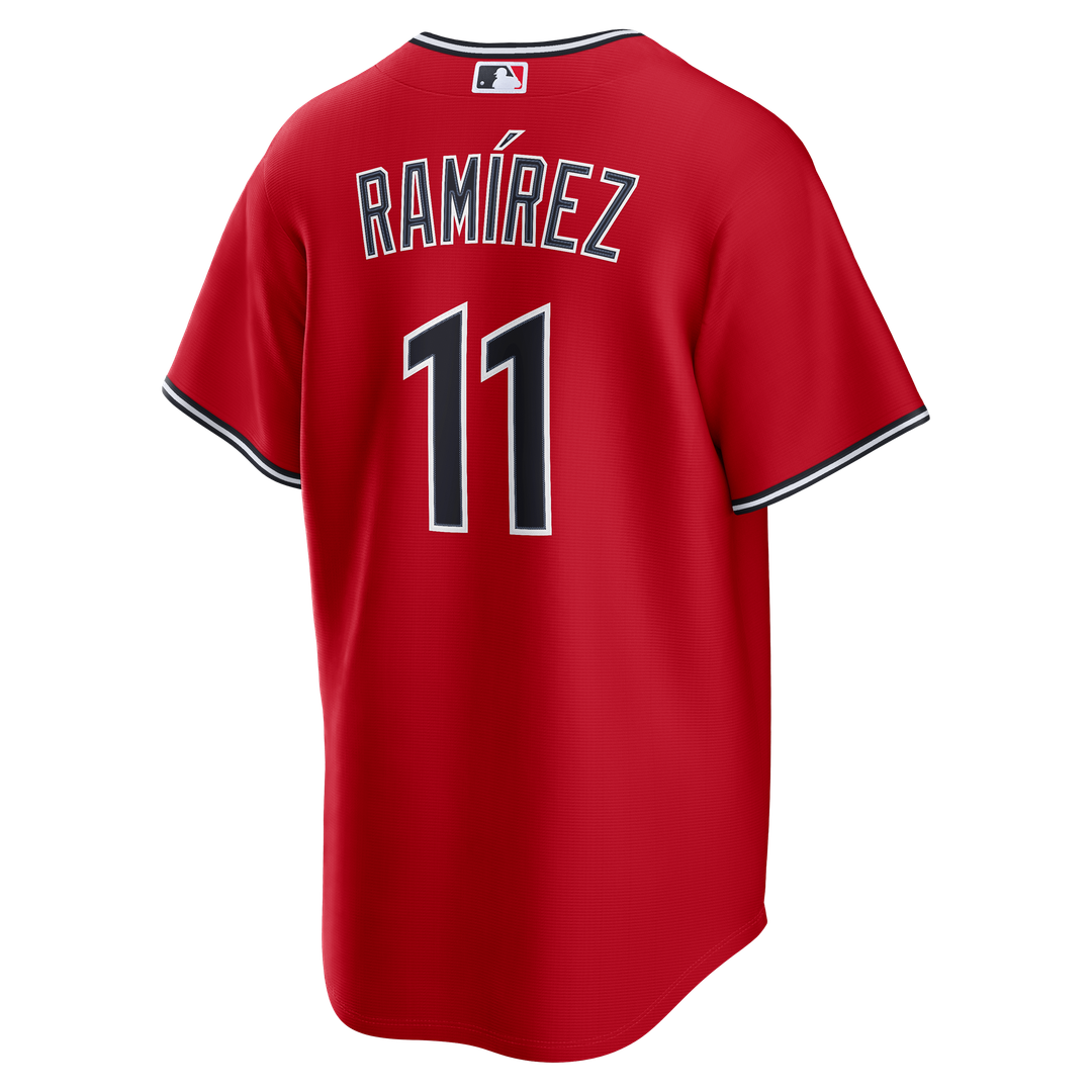 Cleveland Guardians Nike José Ramírez Alternate Replica Baseball Jersey - Red