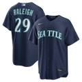 Seattle Mariners Nike Cal Raleigh Road Replica Baseball Jersey - Navy