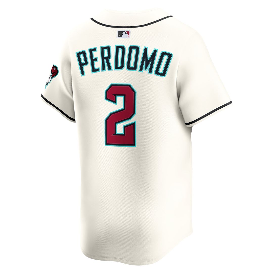 Arizona Diamondbacks Nike Geraldo Perdomo Home Limited Baseball Jersey - Cream
