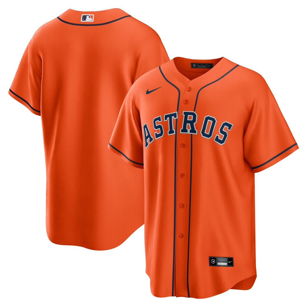 Houston Astros Nike Alternate Replica Team Baseball Jersey - Orange
