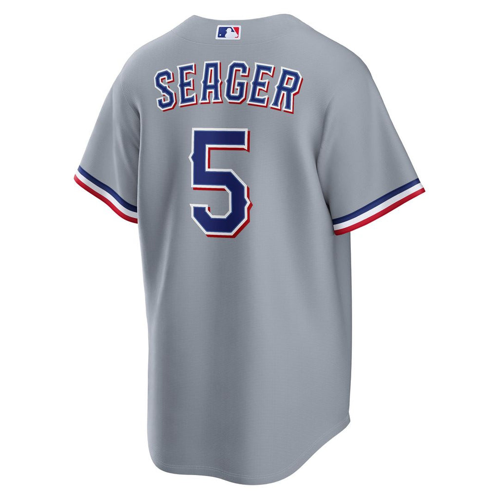 Texas Rangers Nike Corey Seager Road Replica Baseball Jersey - Gray