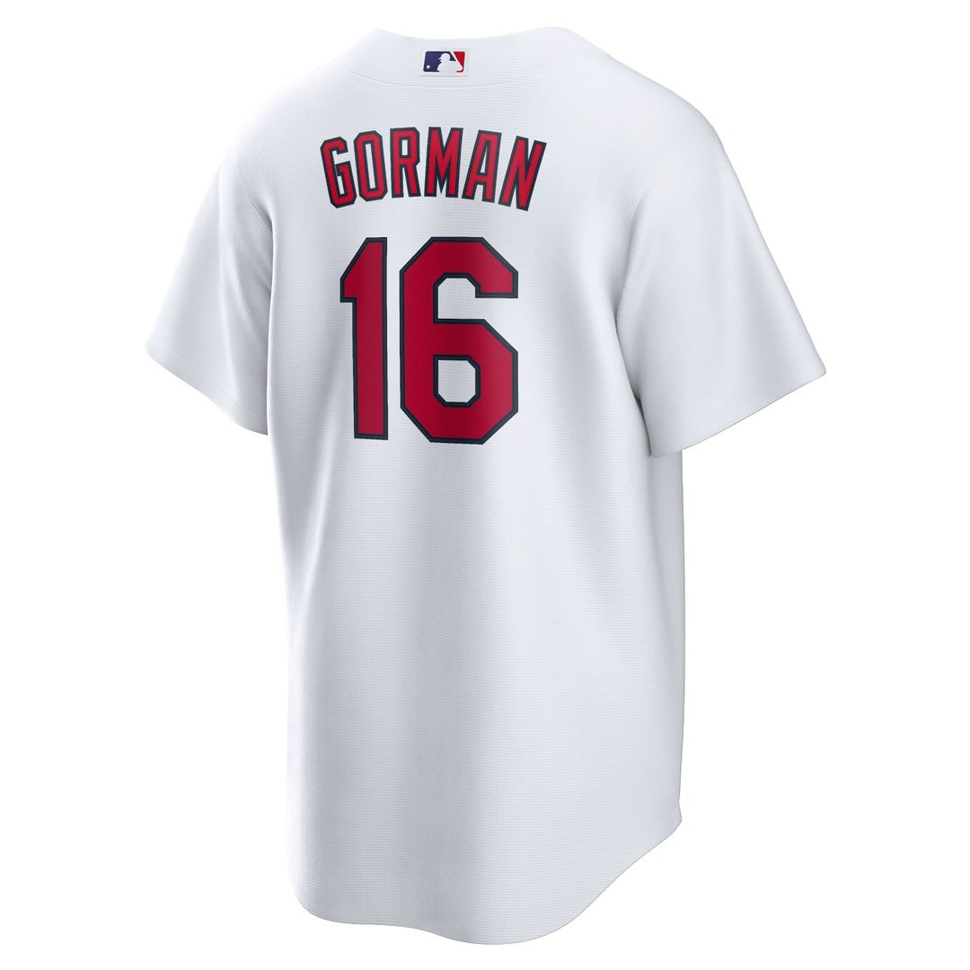 St. Louis Cardinals Nike Nolan Gorman Home Replica Baseball Jersey - White