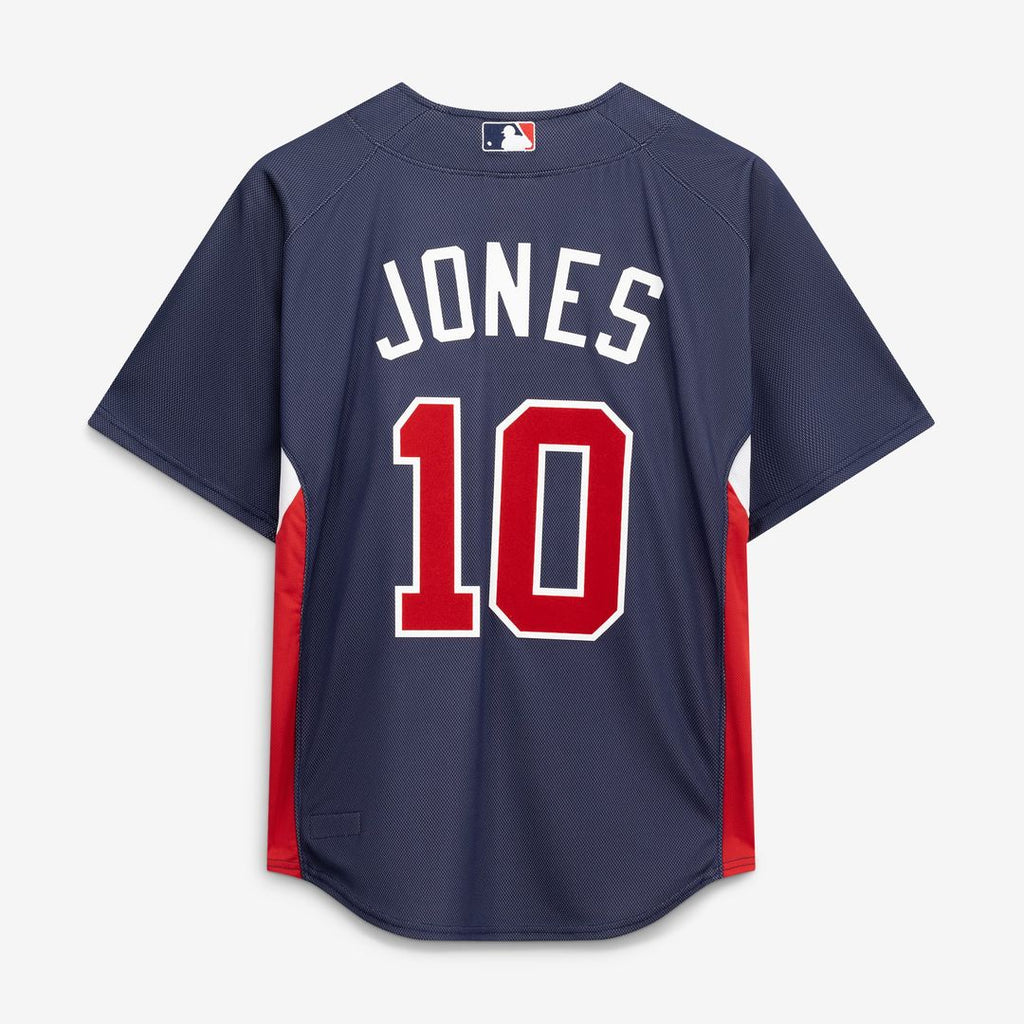 Atlanta Braves Mitchell & Ness Chipper Jones Authentic Batting Practice Baseball Jersey - Navy