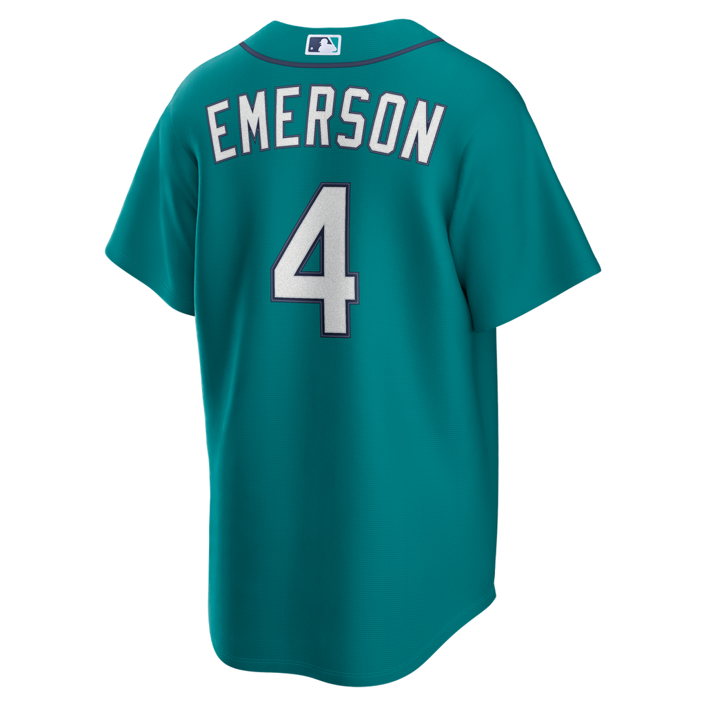 Seattle Mariners Nike Colt Emerson Alternate Replica Baseball Jersey - Teal