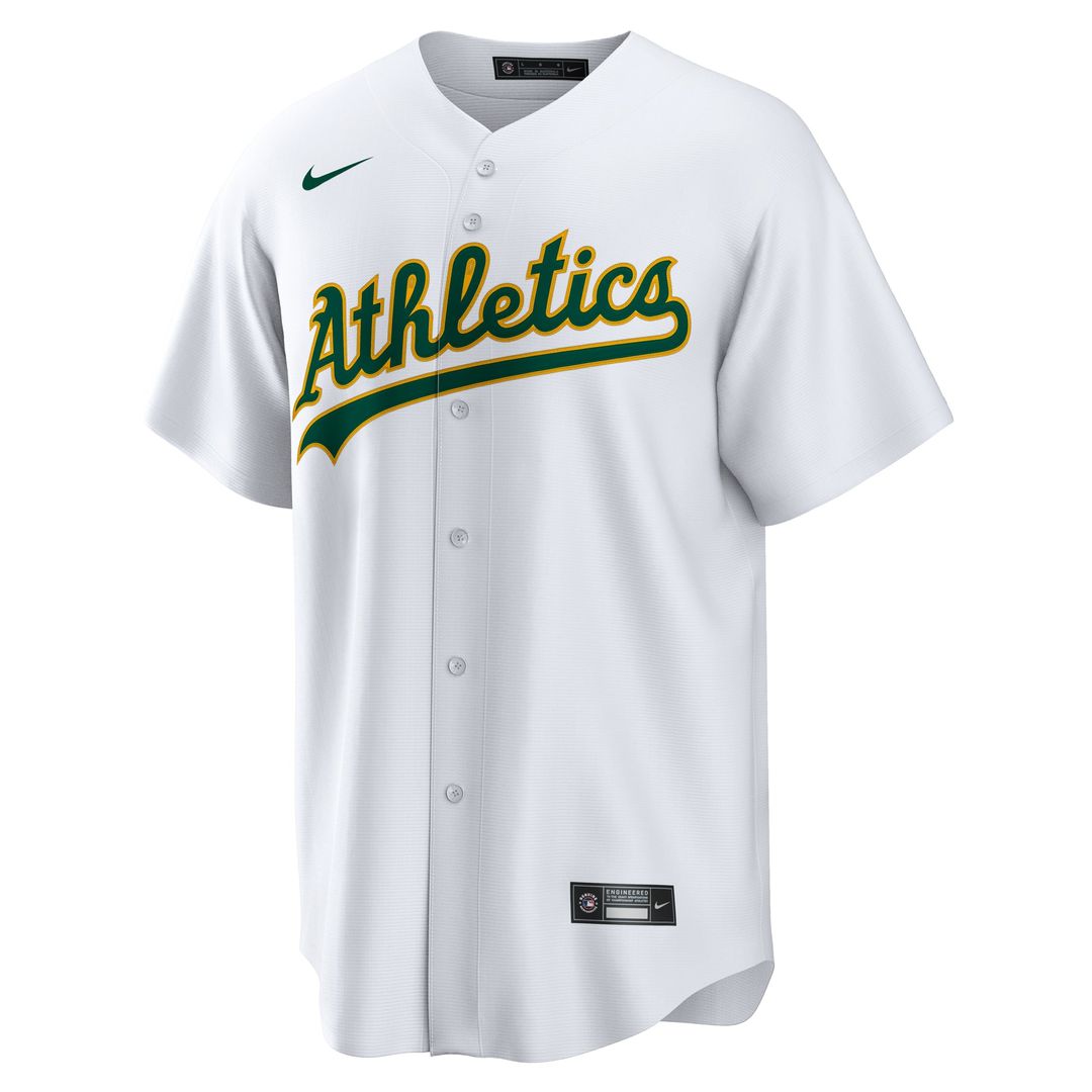 Athletics Nike Luis Severino Home Replica Baseball Jersey - White