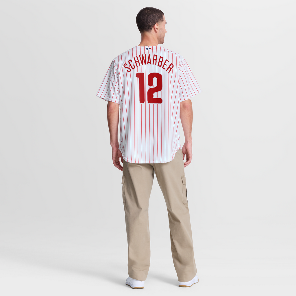 Philadelphia Phillies Nike Kyle Schwarber Home Replica Baseball Jersey - White