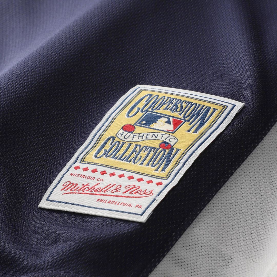 New York Yankees Mitchell & Ness Derek Jeter Authentic Batting Practice Baseball Jersey - Navy