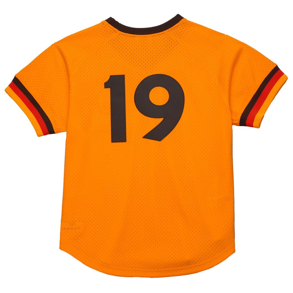 San Diego Padres Mitchell & Ness Tony Gwynn Big & Tall Cooperstown Mesh Batting Practice Baseball Jersey - Gold