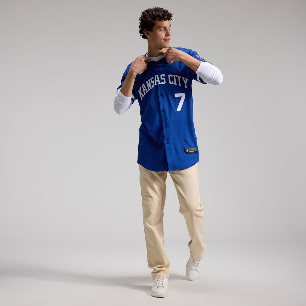 Kansas City Royals Nike Bobby Witt Jr. Home Elite Baseball Jersey - White