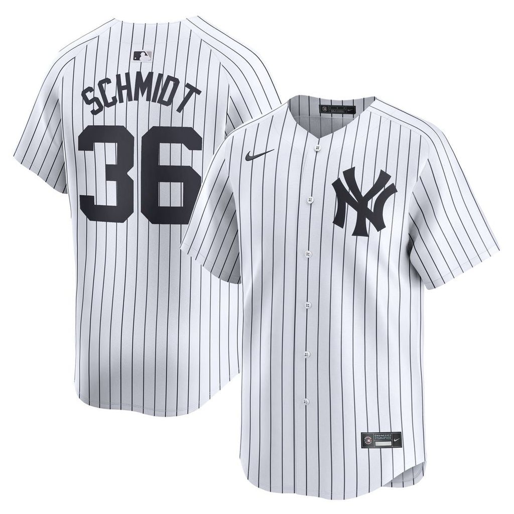 New York Yankees Nike Clarke Schmidt Home Limited Baseball Jersey - White