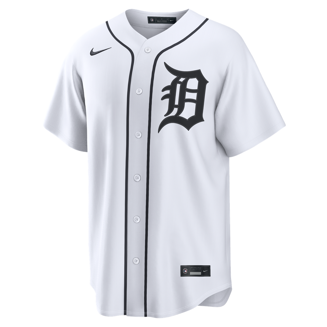 Detroit Tigers Nike Max Clark Home Replica Baseball Jersey - White