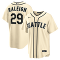 Seattle Mariners Nike Cal Raleigh Alternate Replica Baseball Jersey - Cream