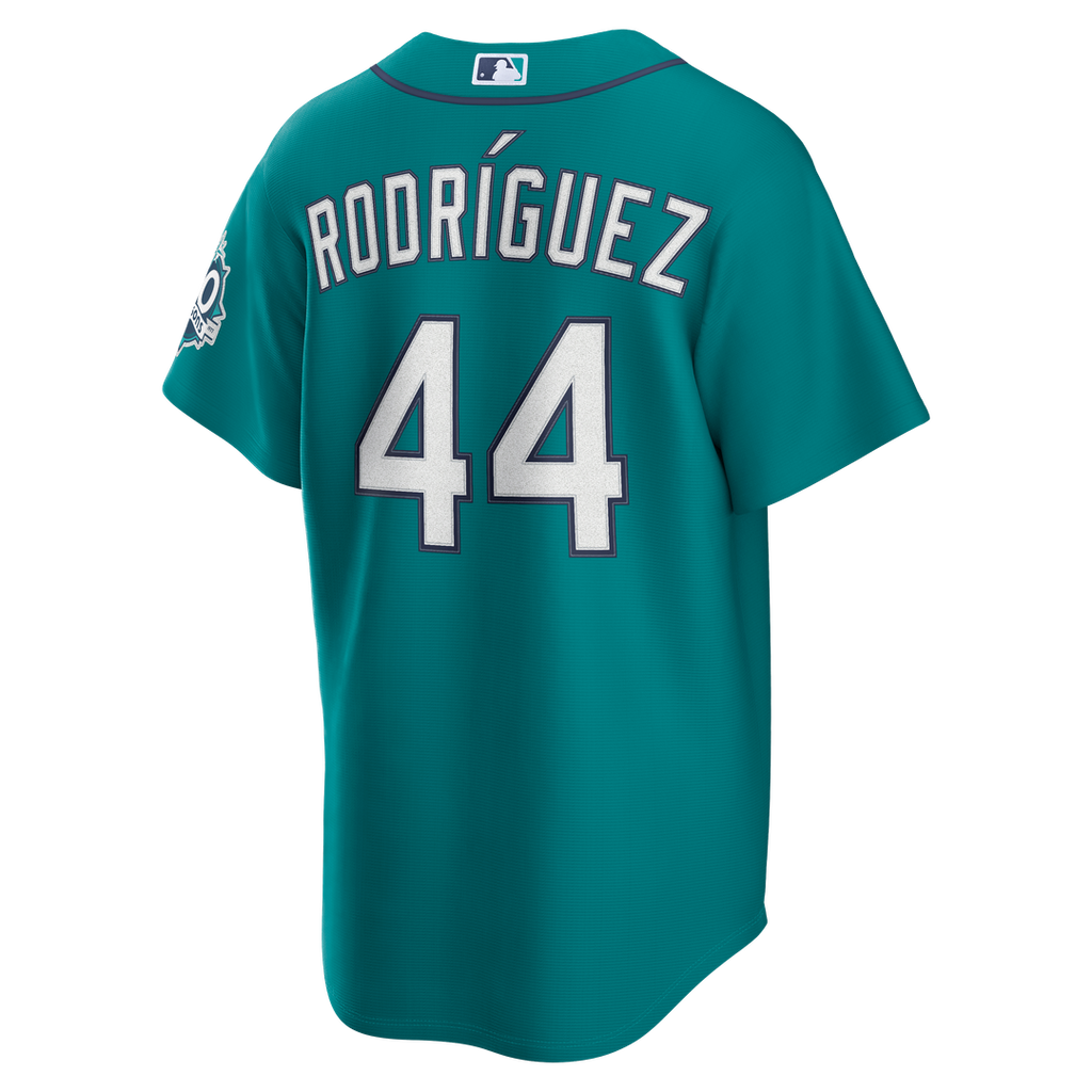 Seattle Mariners Nike Julio Rodríguez Alternate Stadium 50th Season Patch Baseball Jersey - Teal
