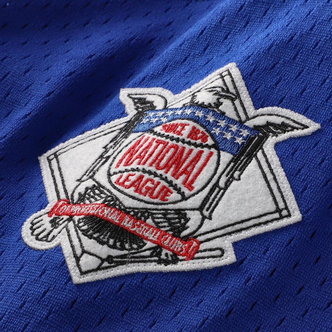 Chicago Cubs Mitchell & Ness Ryne Sandberg Cooperstown Collection 1997 Mesh Batting Practice Button-Up Baseball Jersey - Royal