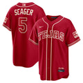 Texas Rangers Nike Corey Seager 2026 City Connect Stadium Baseball Jersey - Red
