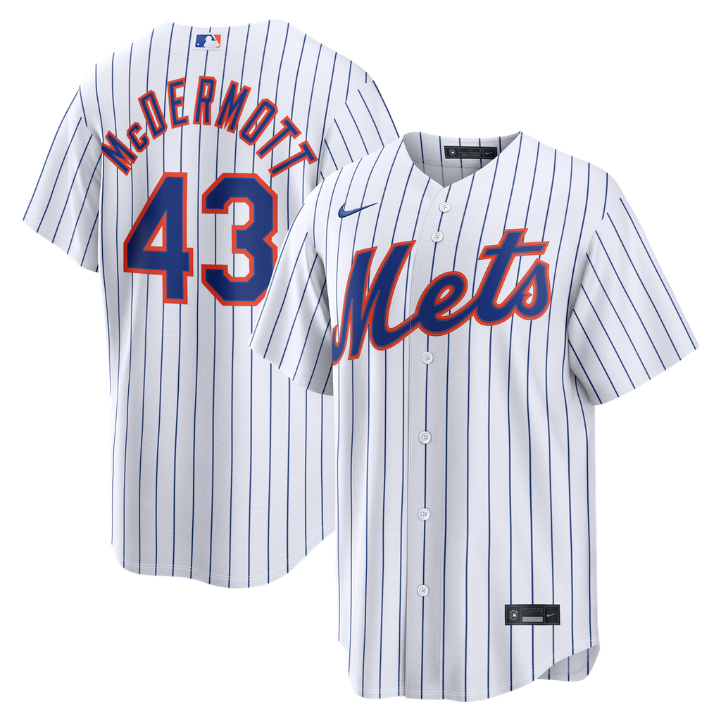 New York Mets Nike Chayce McDermott Home Replica Baseball Jersey - White
