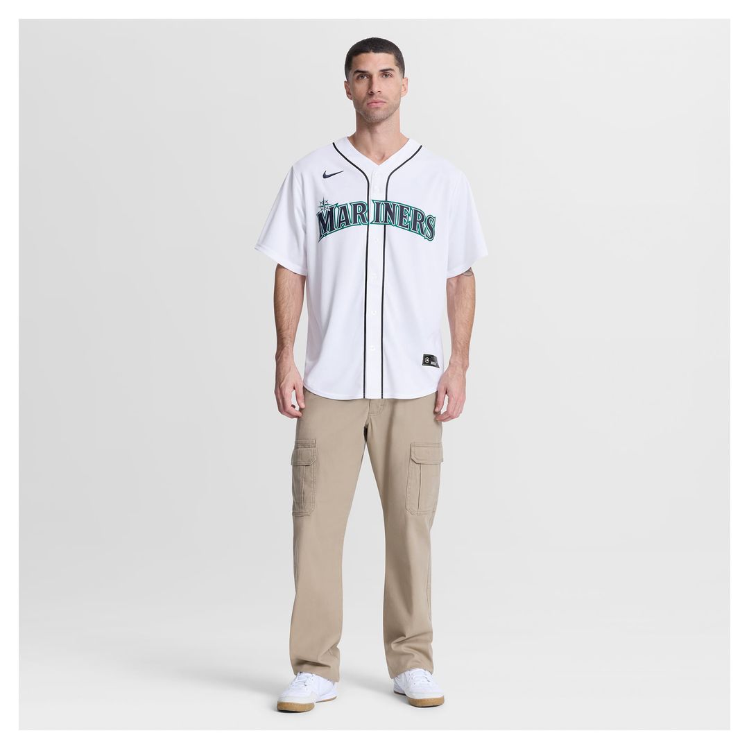 Seattle Mariners Nike George Kirby Home Replica Baseball Jersey - White