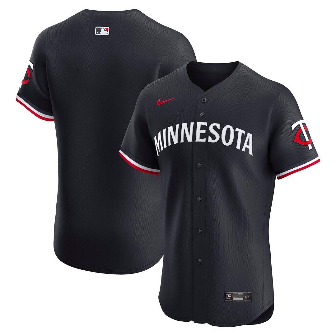 Minnesota Twins Nike Alternate 2 Elite Baseball Jersey - Navy