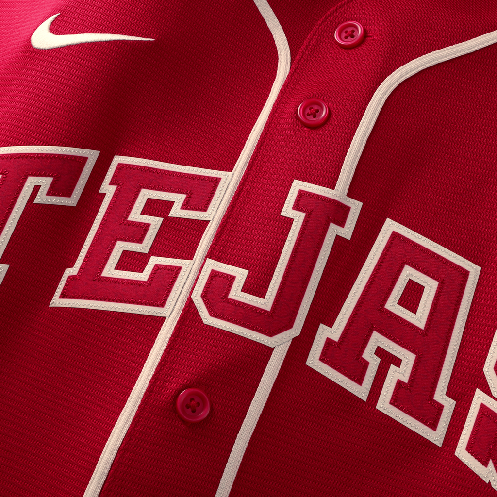 Texas Rangers Nike 2026 City Connect Stadium Baseball Jersey - Red