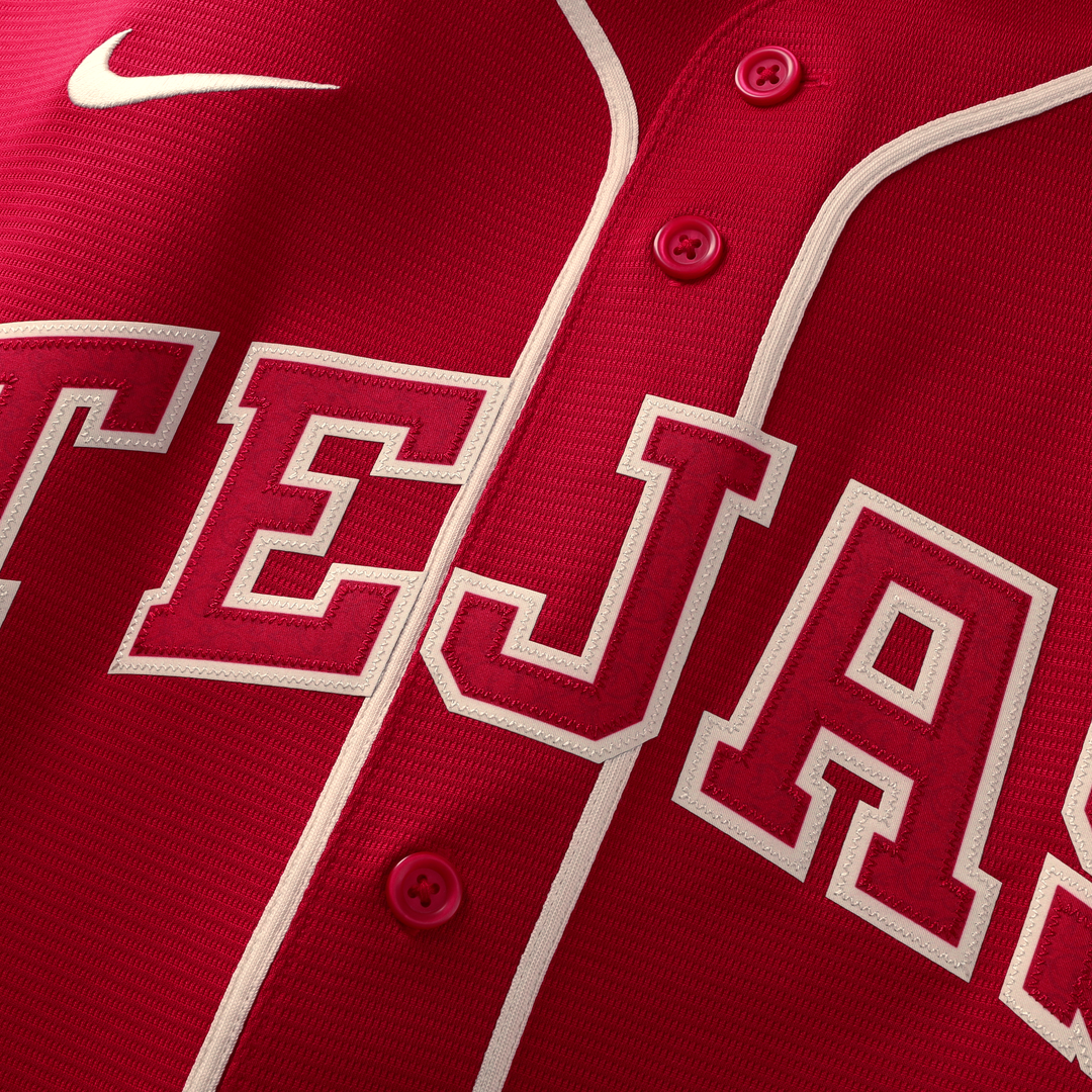 Texas Rangers Nike 2026 City Connect Stadium Baseball Jersey - Red