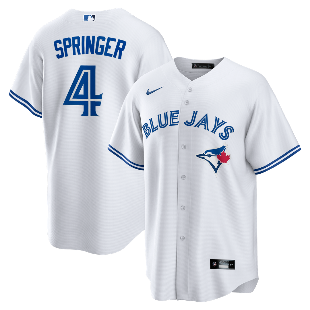 Toronto Blue Jays Nike George Springer Home Replica Baseball Jersey - White