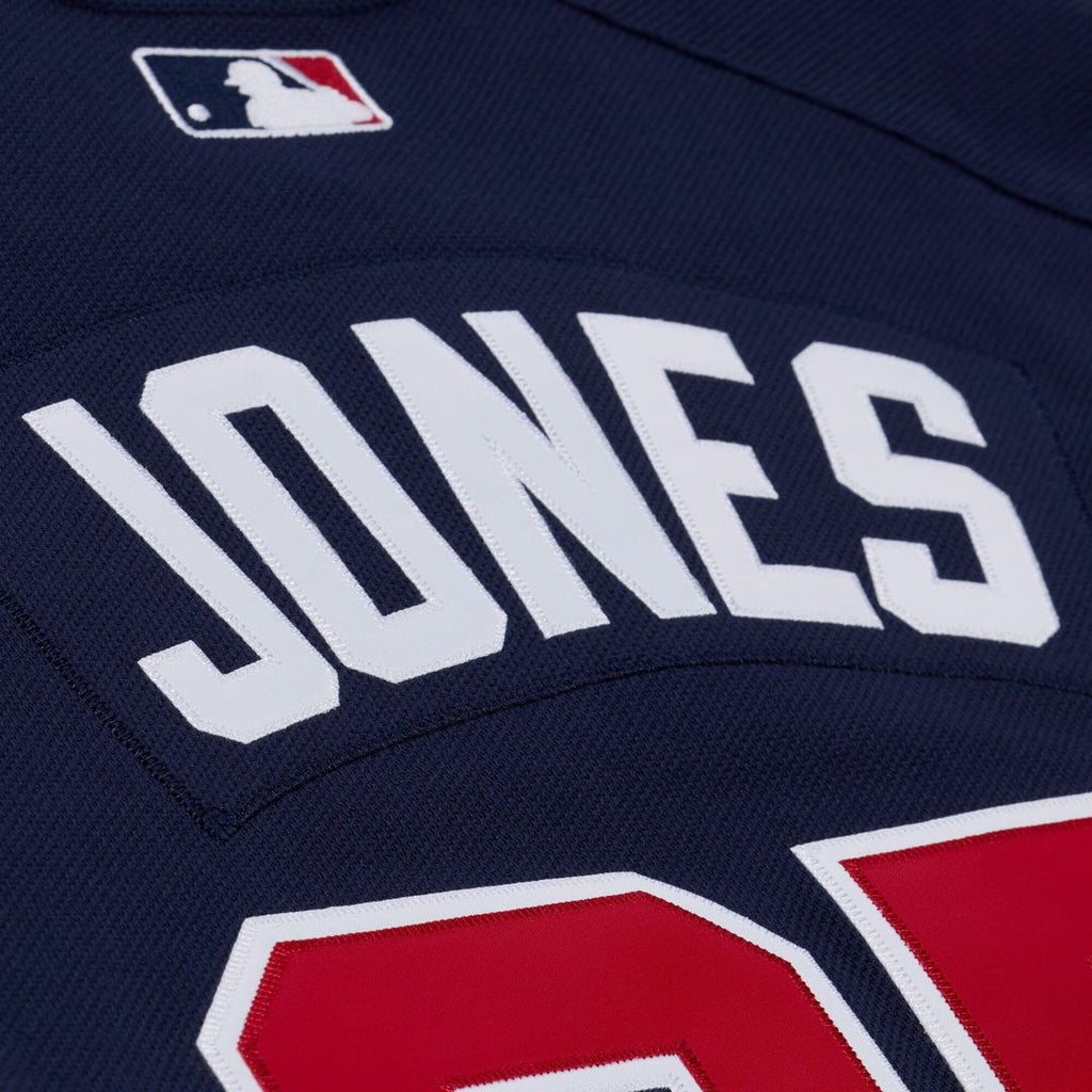 Atlanta Braves Mitchell & Ness Andruw Jones Authentic Batting Practice Baseball Jersey - Navy