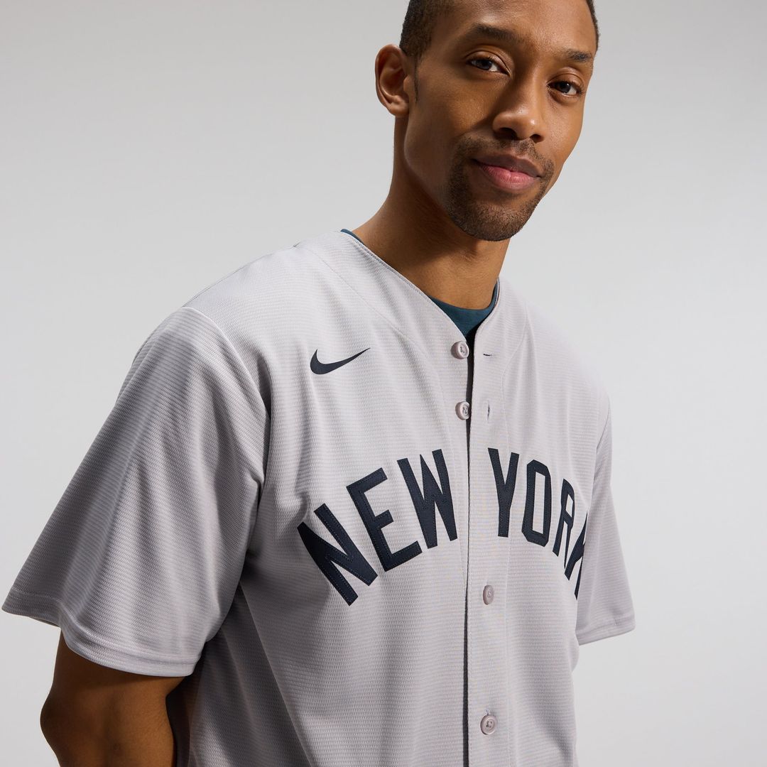 New York Yankees Nike Gerrit Cole Road Replica Baseball Jersey - Gray