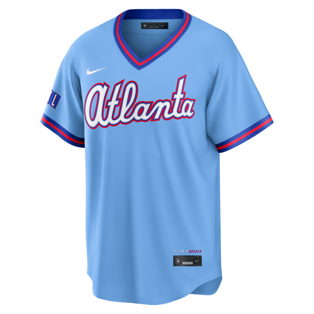 Atlanta Braves Nike 2026 City Connect Stadium Baseball Jersey - Powder Blue