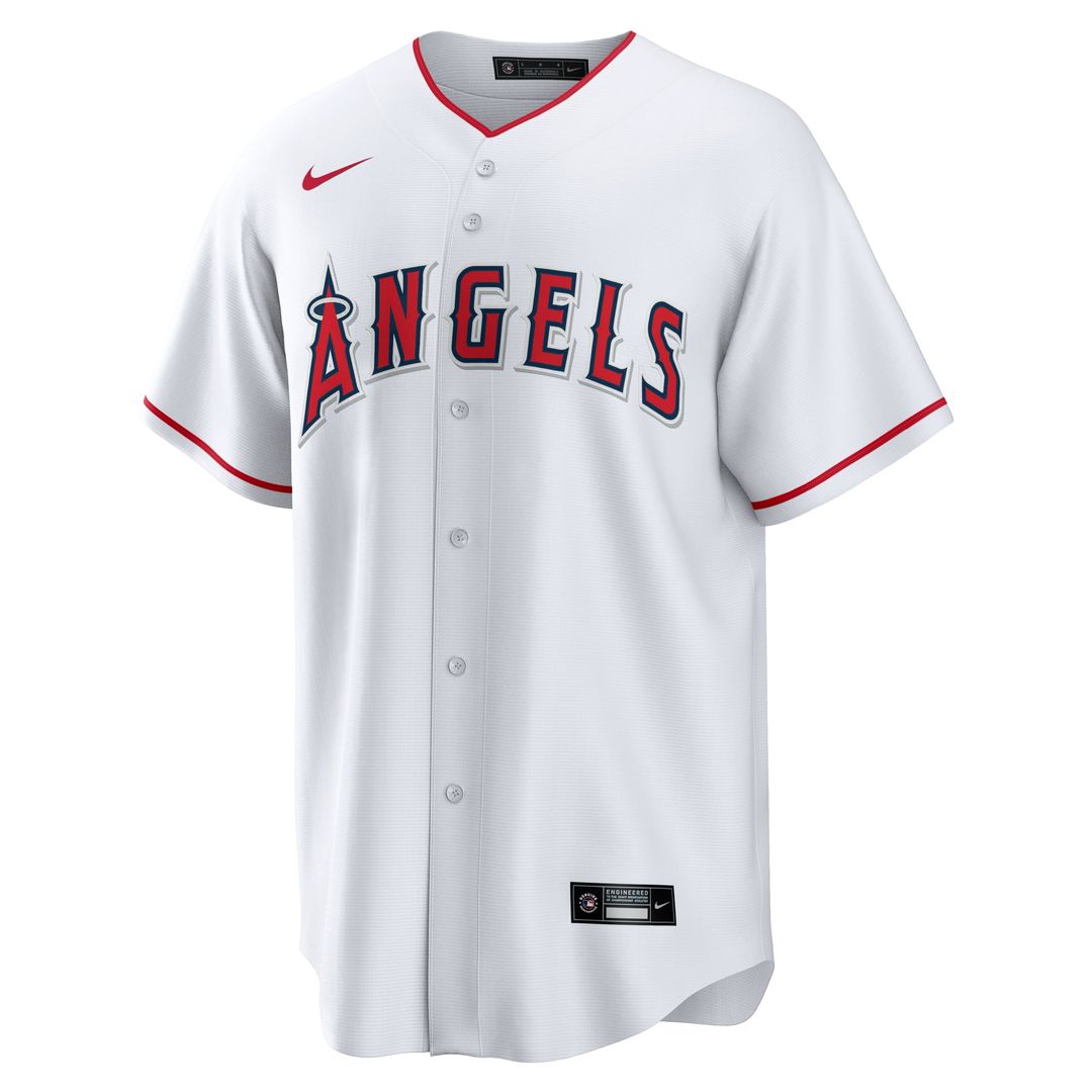 Los Angeles Angels Nike Christian Moore Home Replica Baseball Jersey - White