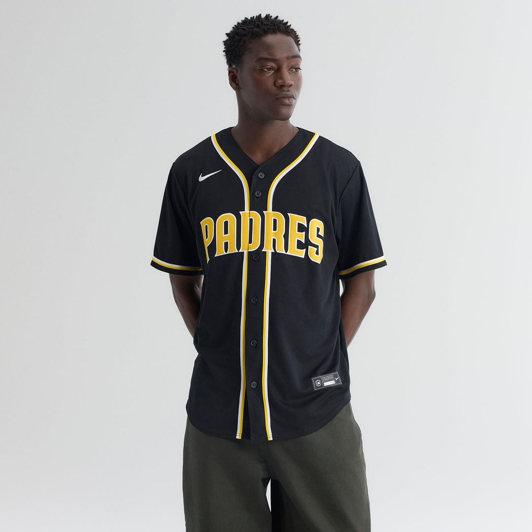 San Diego Padres Nike Fernando Tatis Jr. Fashion Replica Black Out Baseball Jersey
