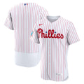 Philadelphia Phillies Nike Home Sponsor Patch Authentic Baseball Jersey - White