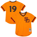 San Diego Padres Mitchell & Ness Tony Gwynn Big & Tall Cooperstown Mesh Batting Practice Baseball Jersey - Gold